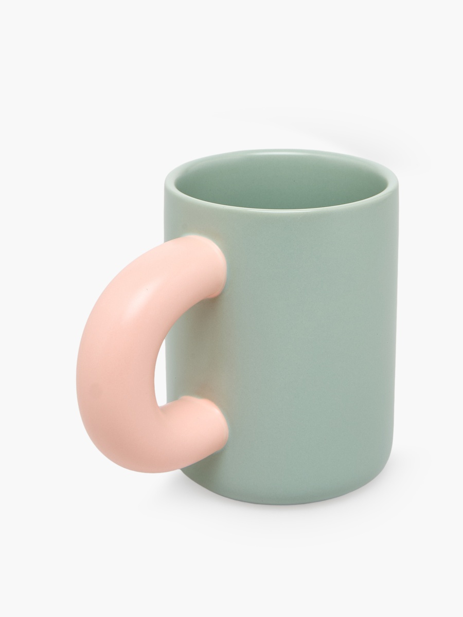 Calm Print New Bone China Mug with Handle - 400 ml