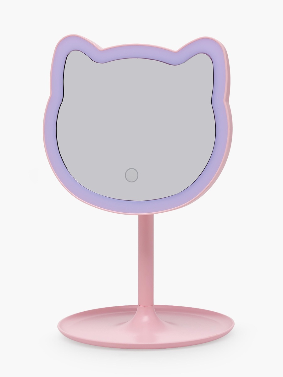 Cat Shaped Vanity Mirror with LED Light
