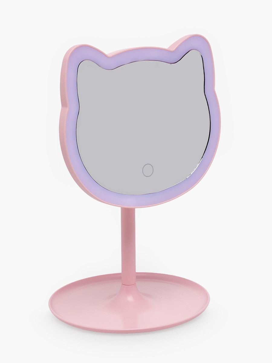Cat Shaped Vanity Mirror with LED Light