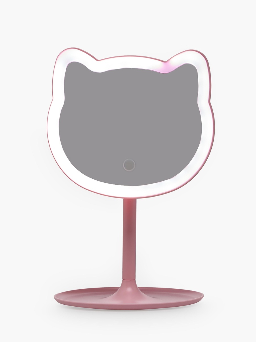 Cat Shaped Vanity Mirror with LED Light