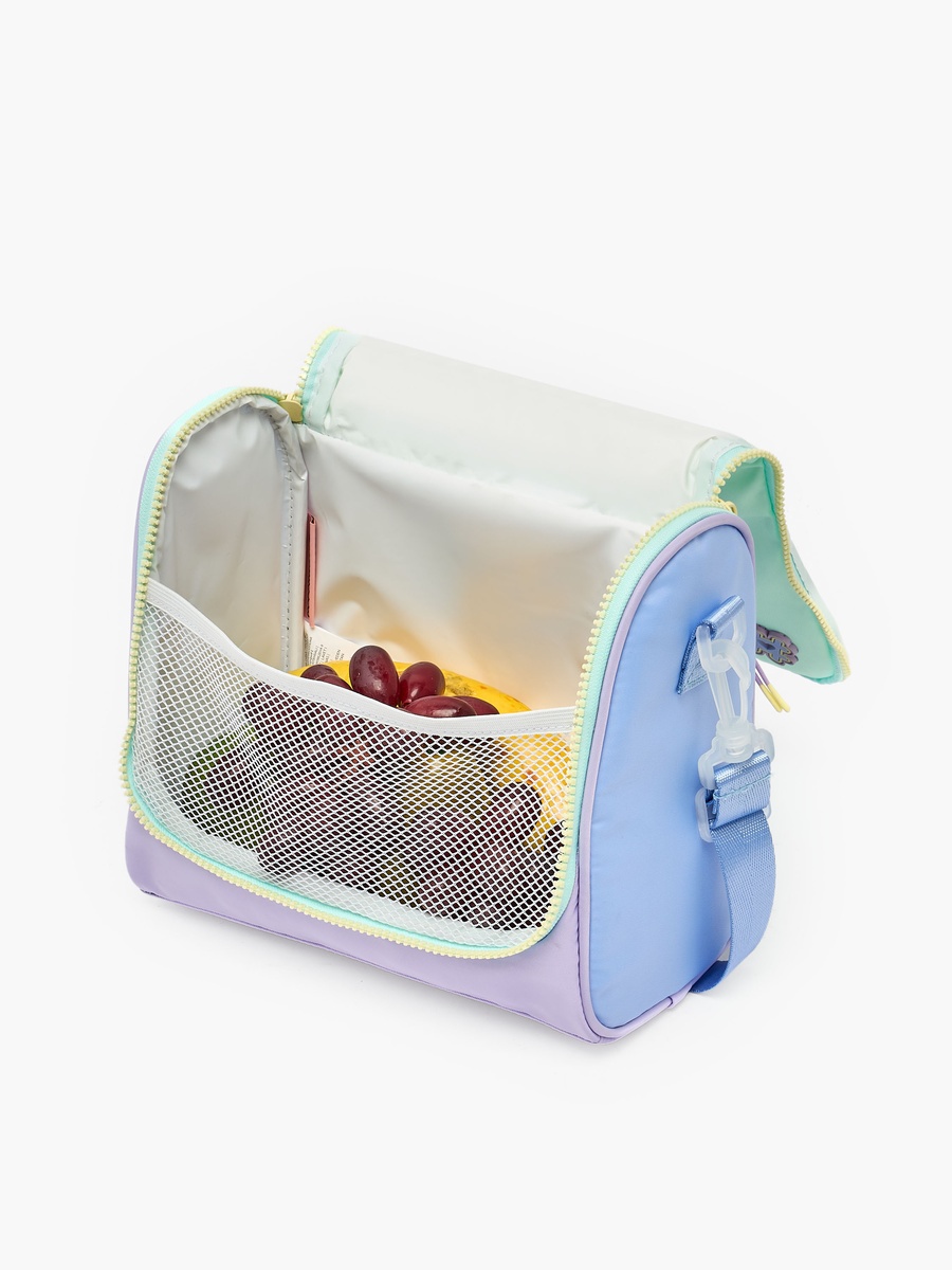 Girls Colourblock Lunch Bag with Detachable Strap