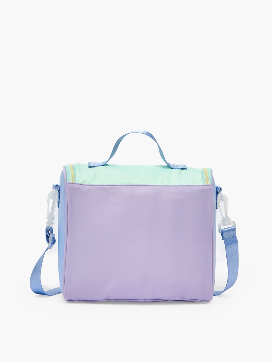Girls Colourblock Lunch Bag with Detachable Strap