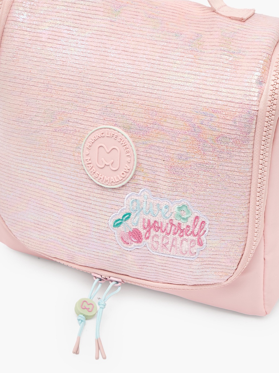 Girls Sequin Texture Lunch Bag with Detachable Strap