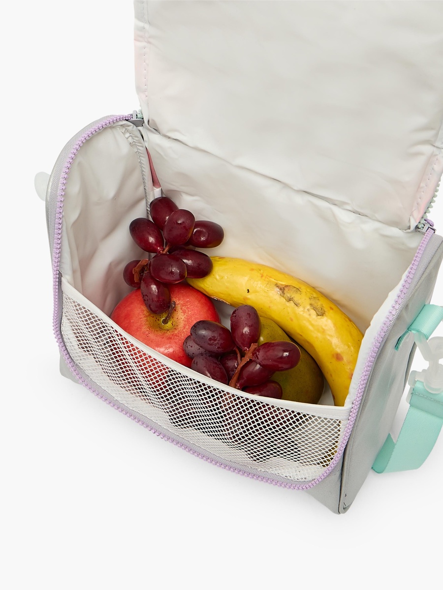 Girls Solid Lunch Bag with Detachable Strap