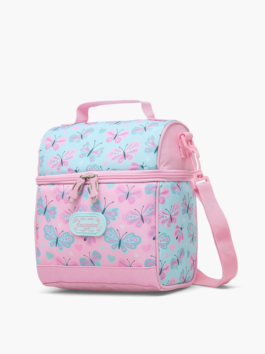 Butterfly Print Lunch Bag with Insulation