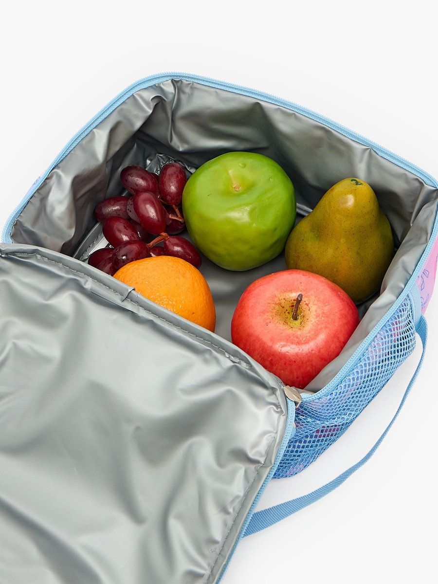 Strawberry Print Lunch Bag with Adjustable Strap