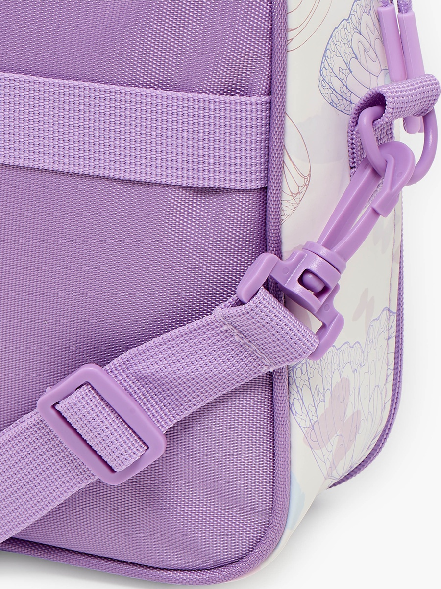 Butterfly Print Lunch Bag with Adjustable Strap
