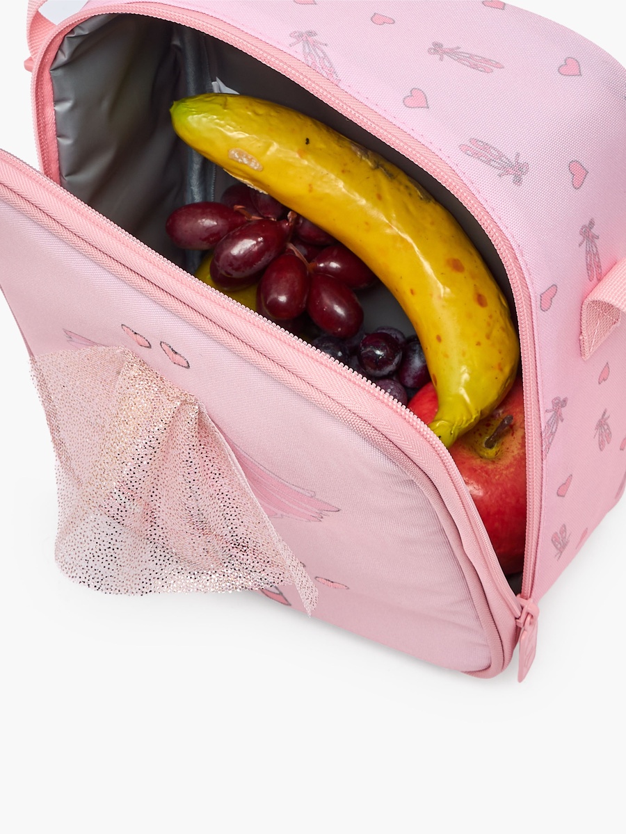 Ballerina Print Lunch Bag with Adjustable Strap