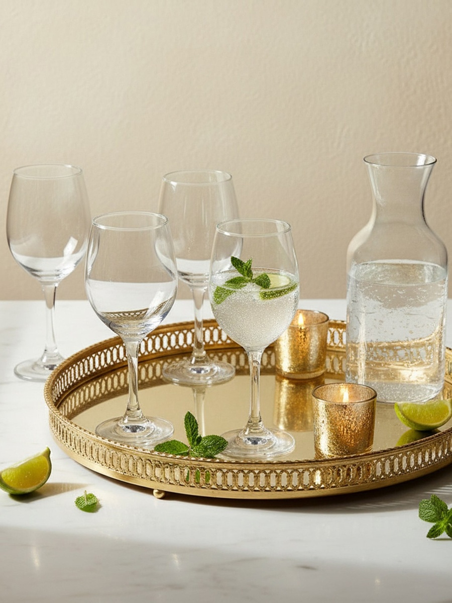 Aura 6-Piece Stem Glass Set - 330 ml