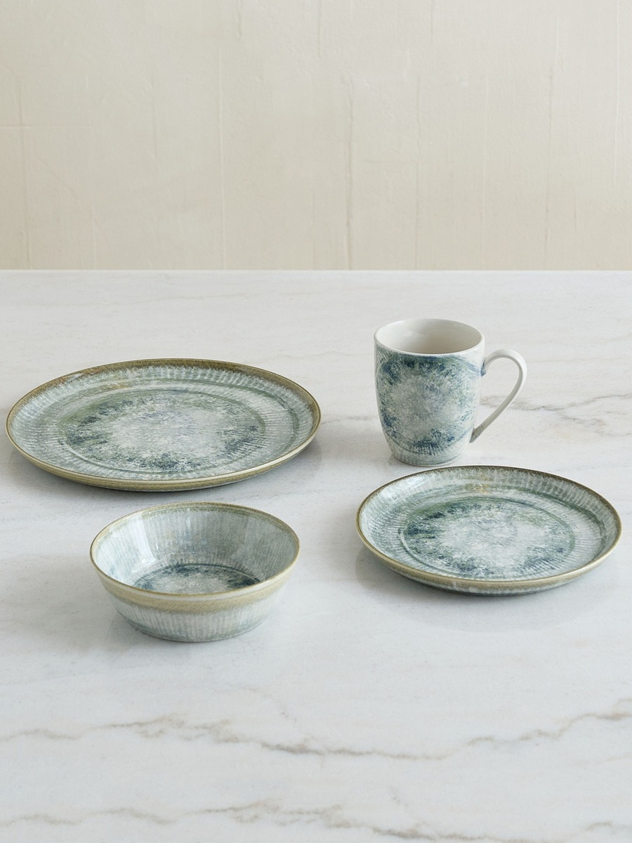 Elegenza 16-Piece Reactive Dinner Set - Serves 4