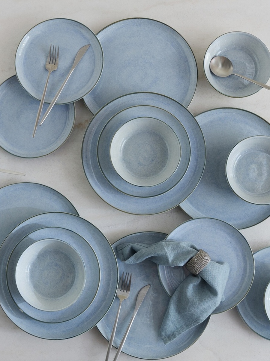 Elegenza 18-Piece Reactive Dinner Set - Serves 6
