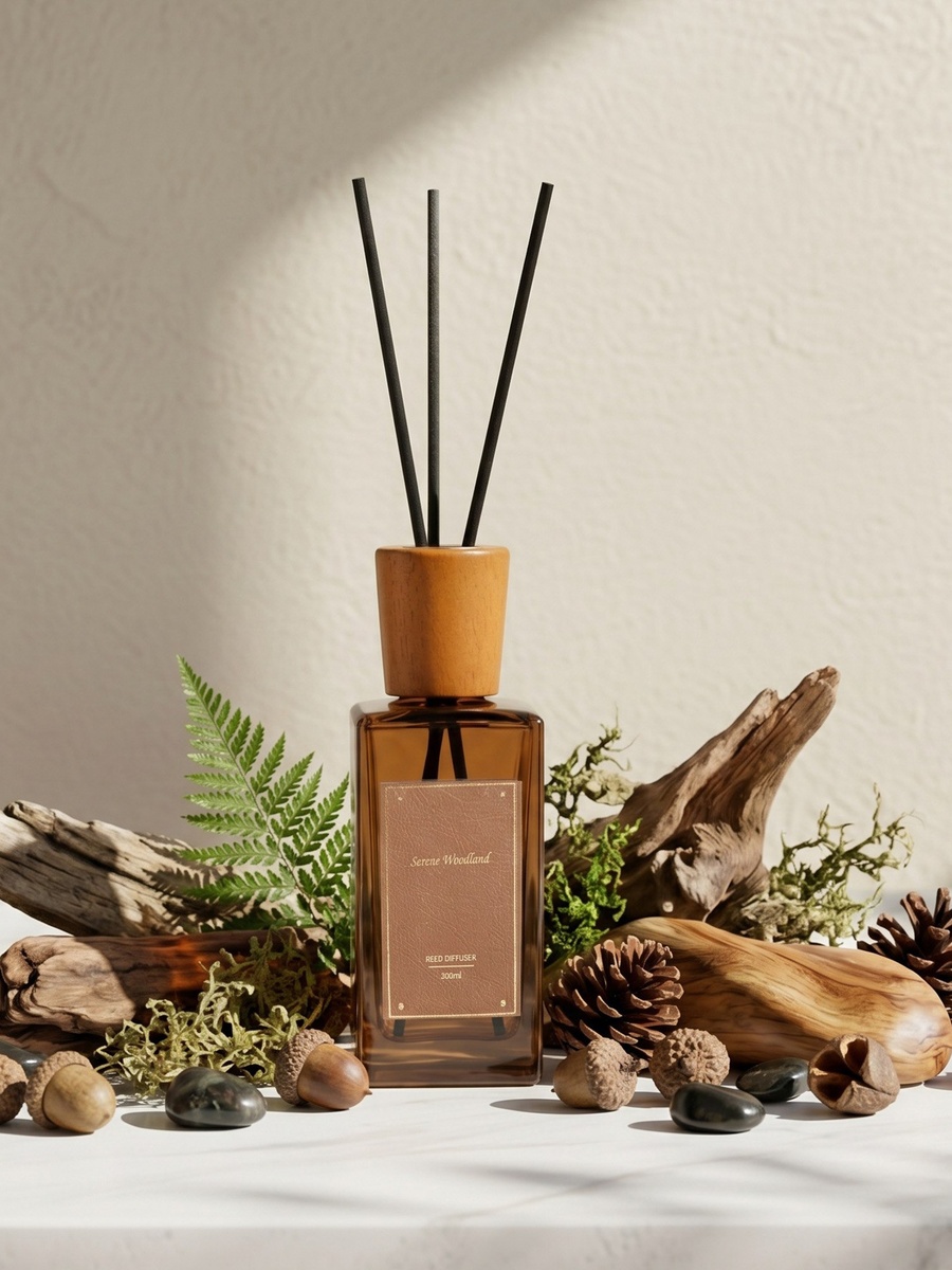 Nuvori Scentelier Serene Woodland Reed Diffuser - 200 ml