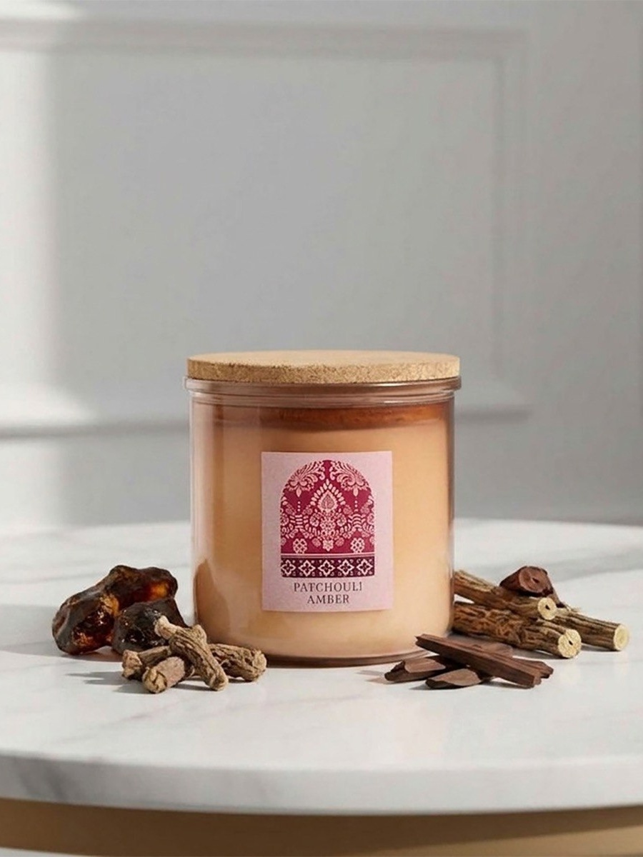 Nuvori Gardenia Patchouli Amber Jar Candle -  340 gm