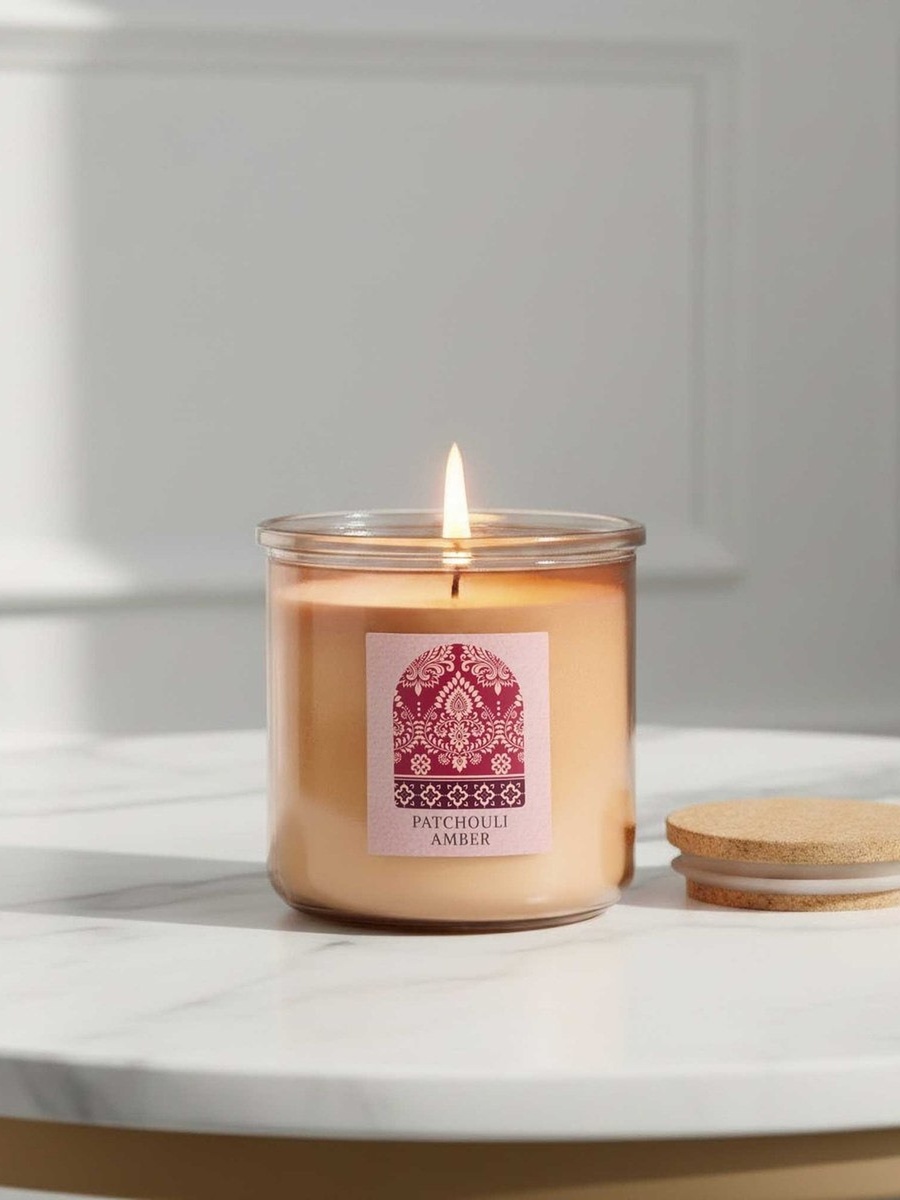 Nuvori Gardenia Patchouli Amber Jar Candle -  340 gm