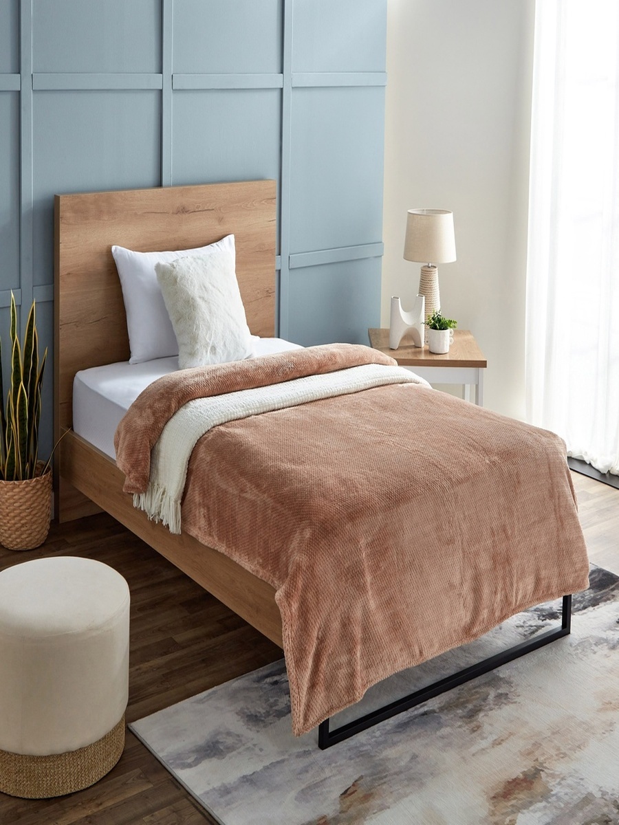 Lux Popcorn Queen Flannel Blanket - 220x200 cm