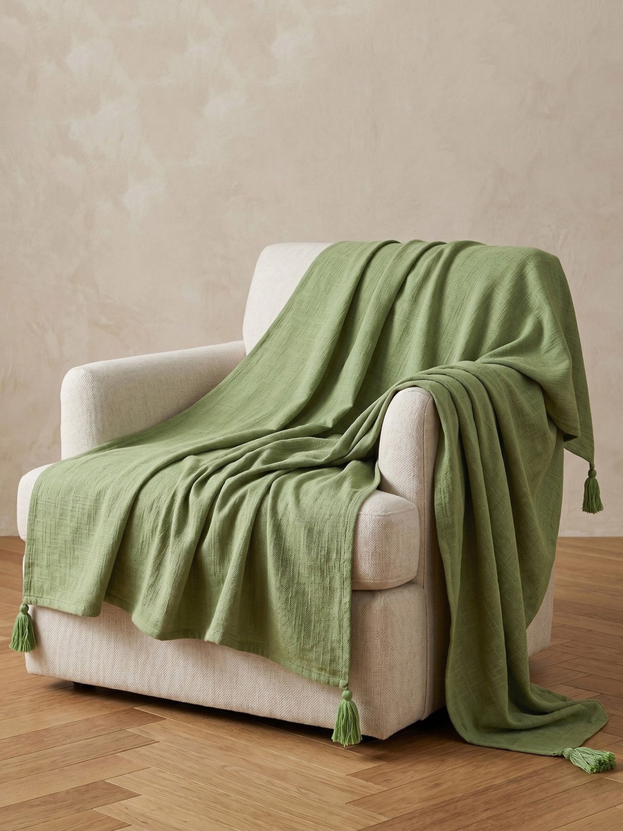 Serenity Cotton Throw - 130x170 cm