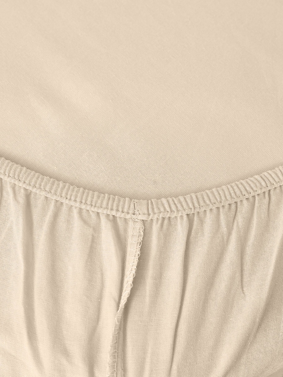 Ballina Solid Cotton King Fitted Sheet - 180x200+33 cm