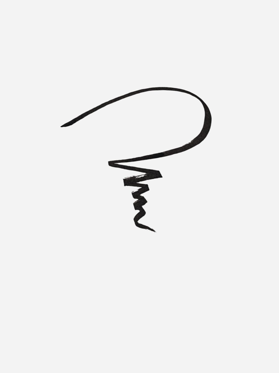 Vinyl Waterproof Dipliner Black, Precise Tip