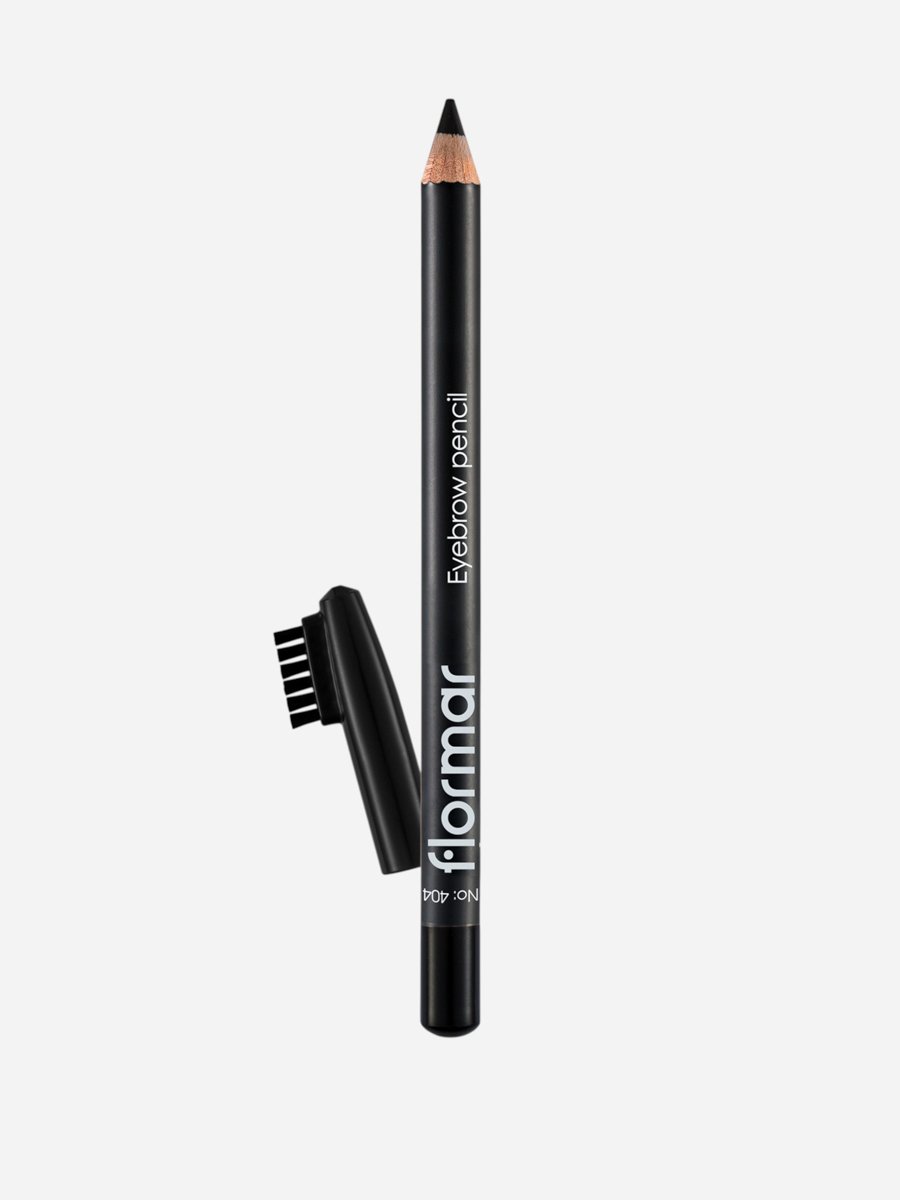 Eyebrow Pencil with Brush Cap, 404 Black