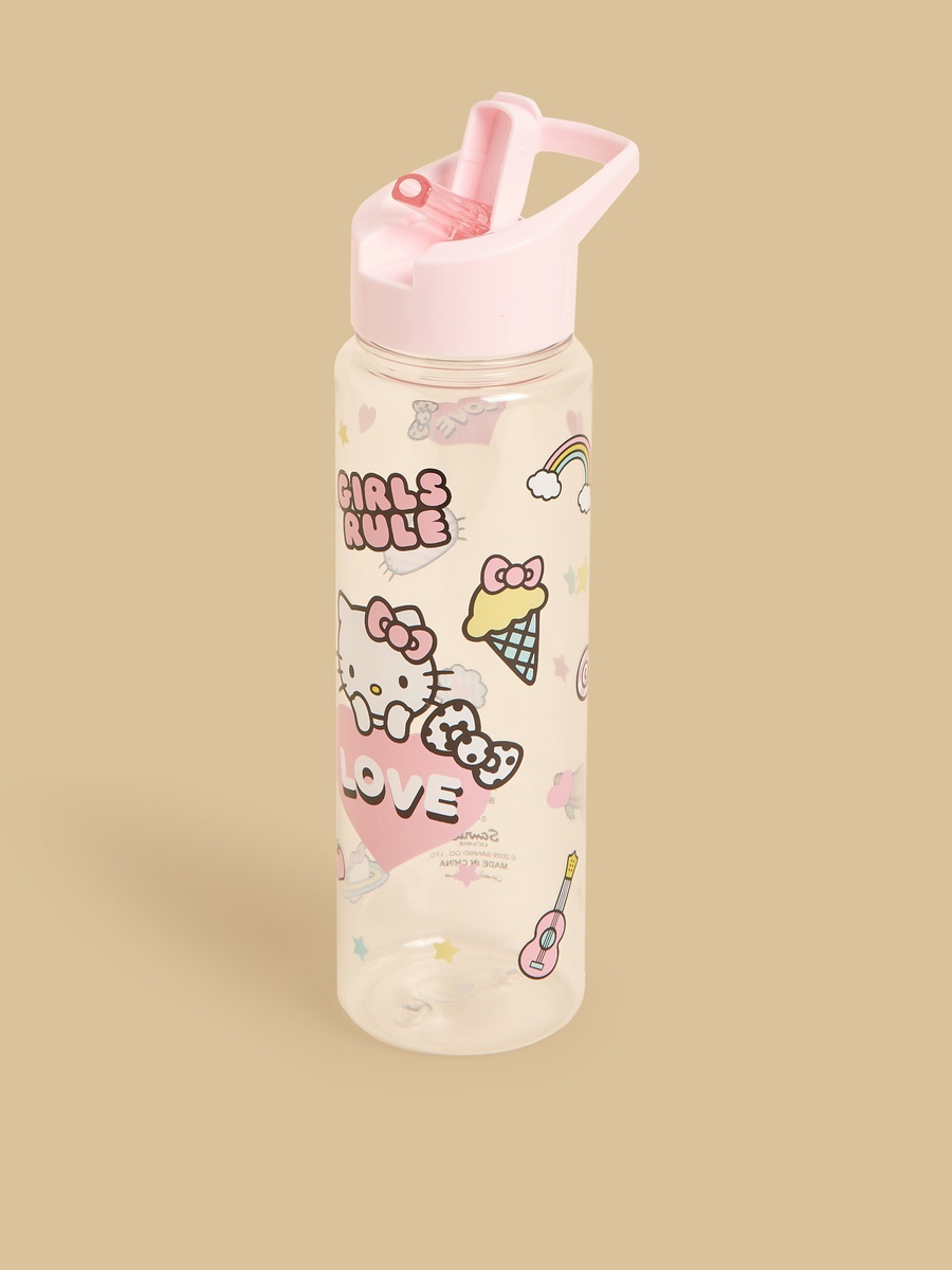 Hello Kitty Print Water Bottle