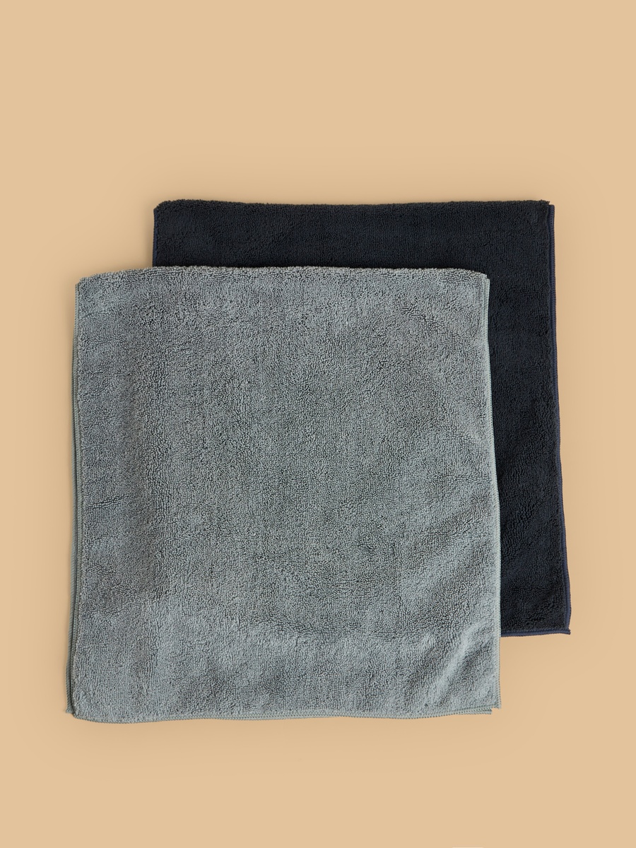 Pack of 2 - Textured Microfibre Active Towel