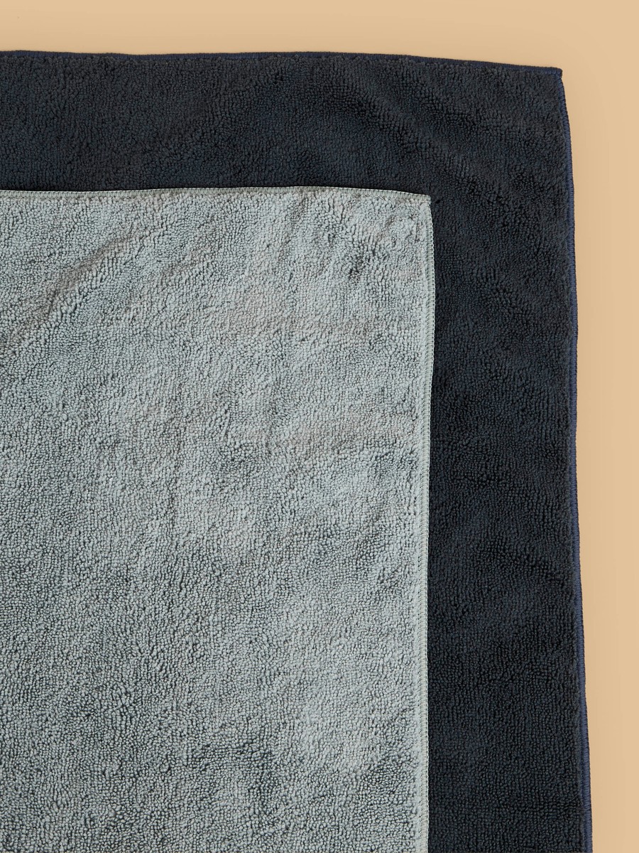 Pack of 2 - Textured Microfibre Active Towel