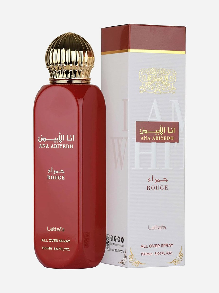 بخاخ معطر للجسم أنا الأبيض روج، 150 مل