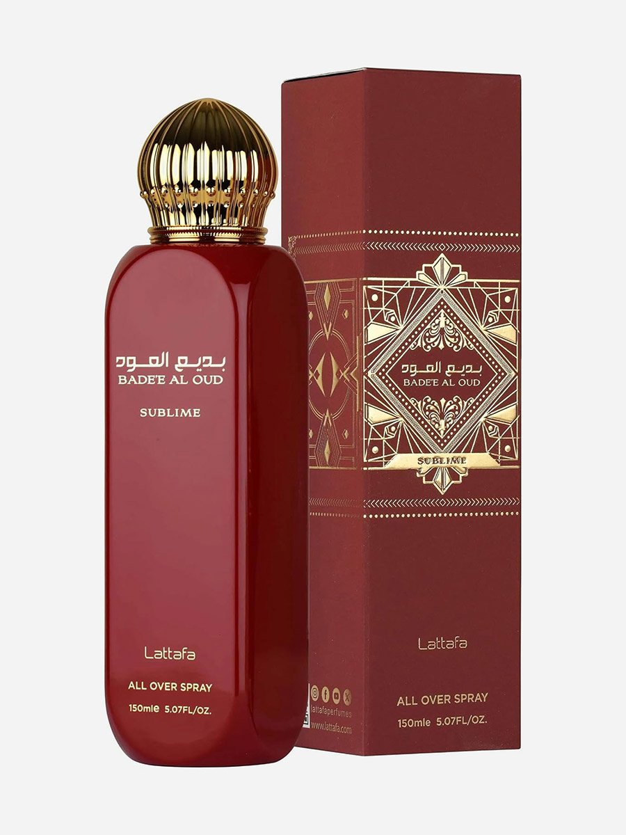 بخاخ معطر للجسم بديع العود سبلايم، 150 مل