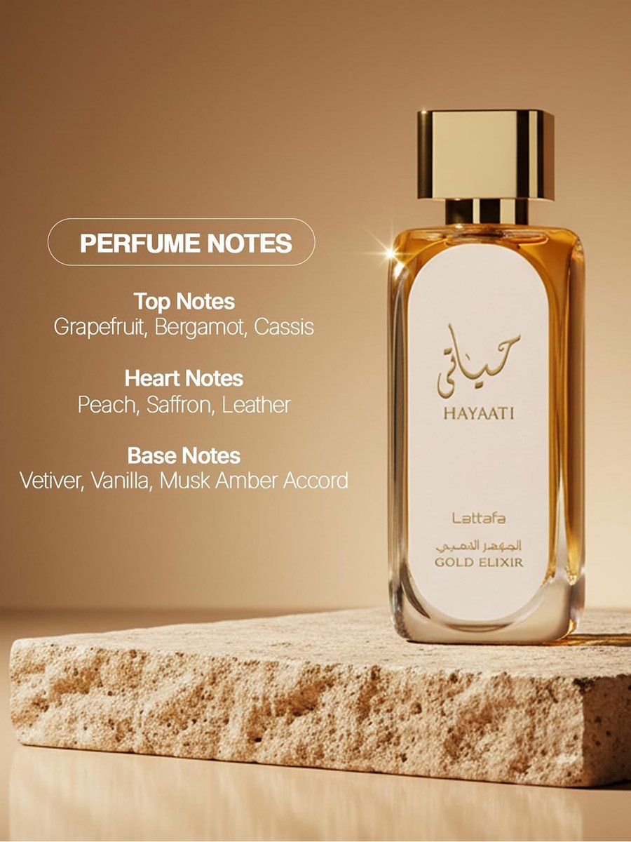 ماء عطر حياتي جولد إكسير، 100 مل