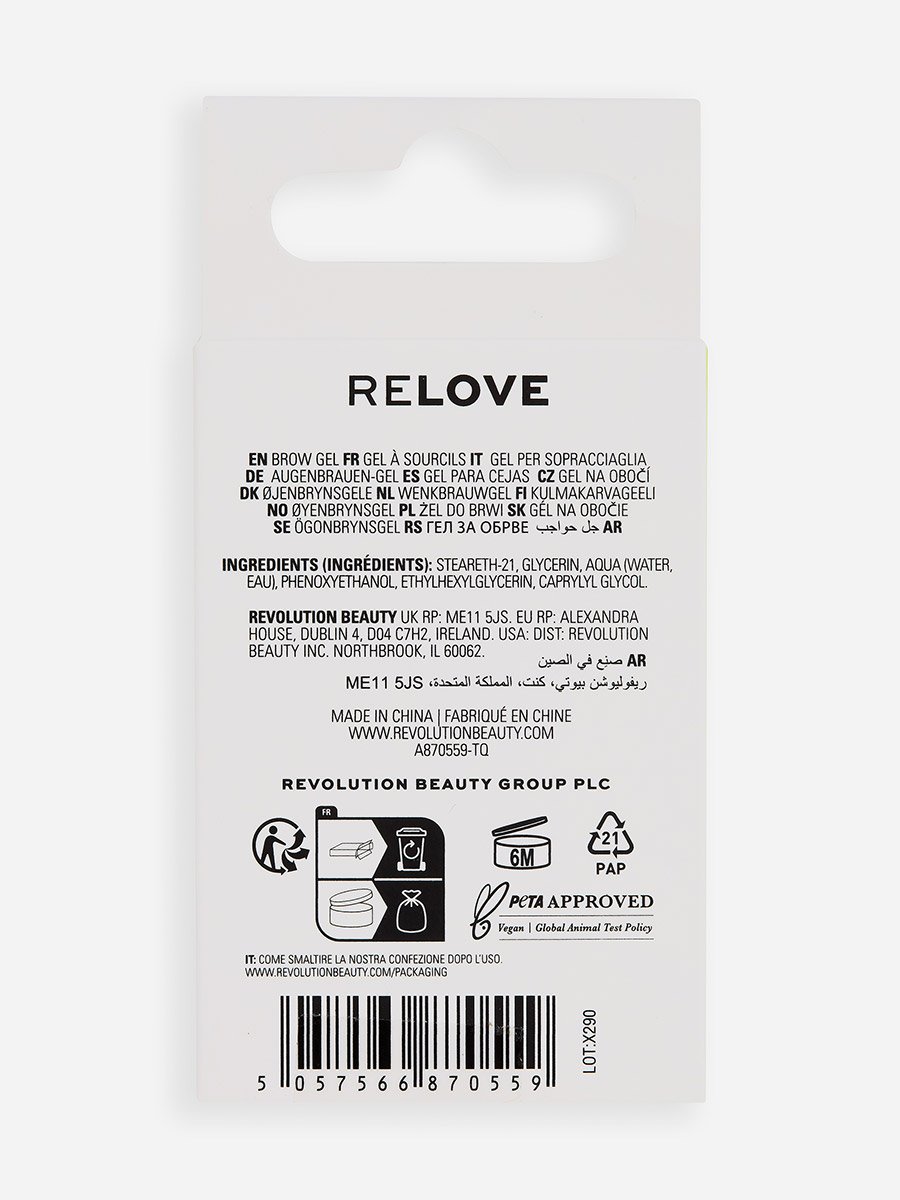 Relove Power Brow Fix - Clear