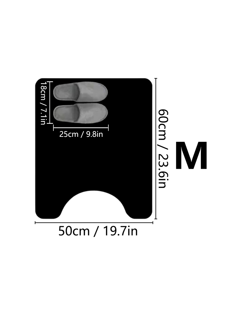 U-Shape Toilet Mat