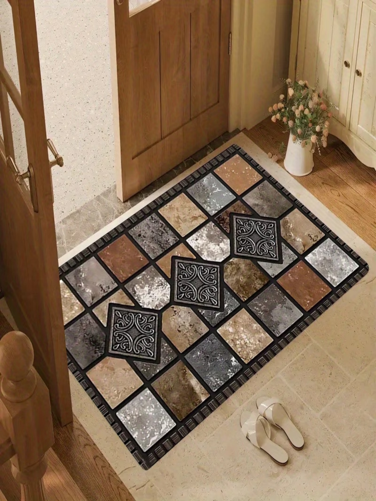 Multi Pattern Design Anti-Slip Door Mat