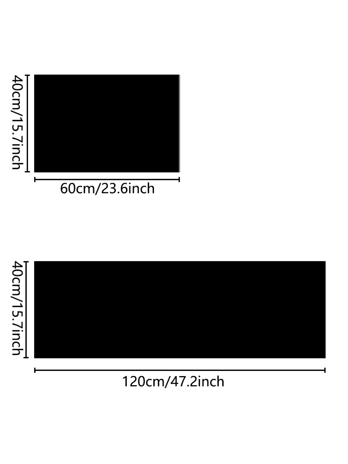 2-Piece Non-Slip Backing Kitchen Mat