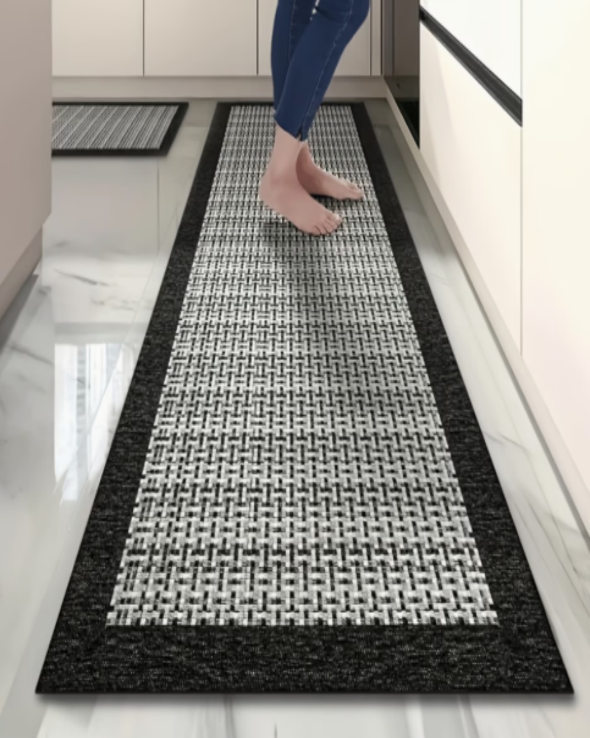 2-Piece Non-Slip Backing Kitchen Mat