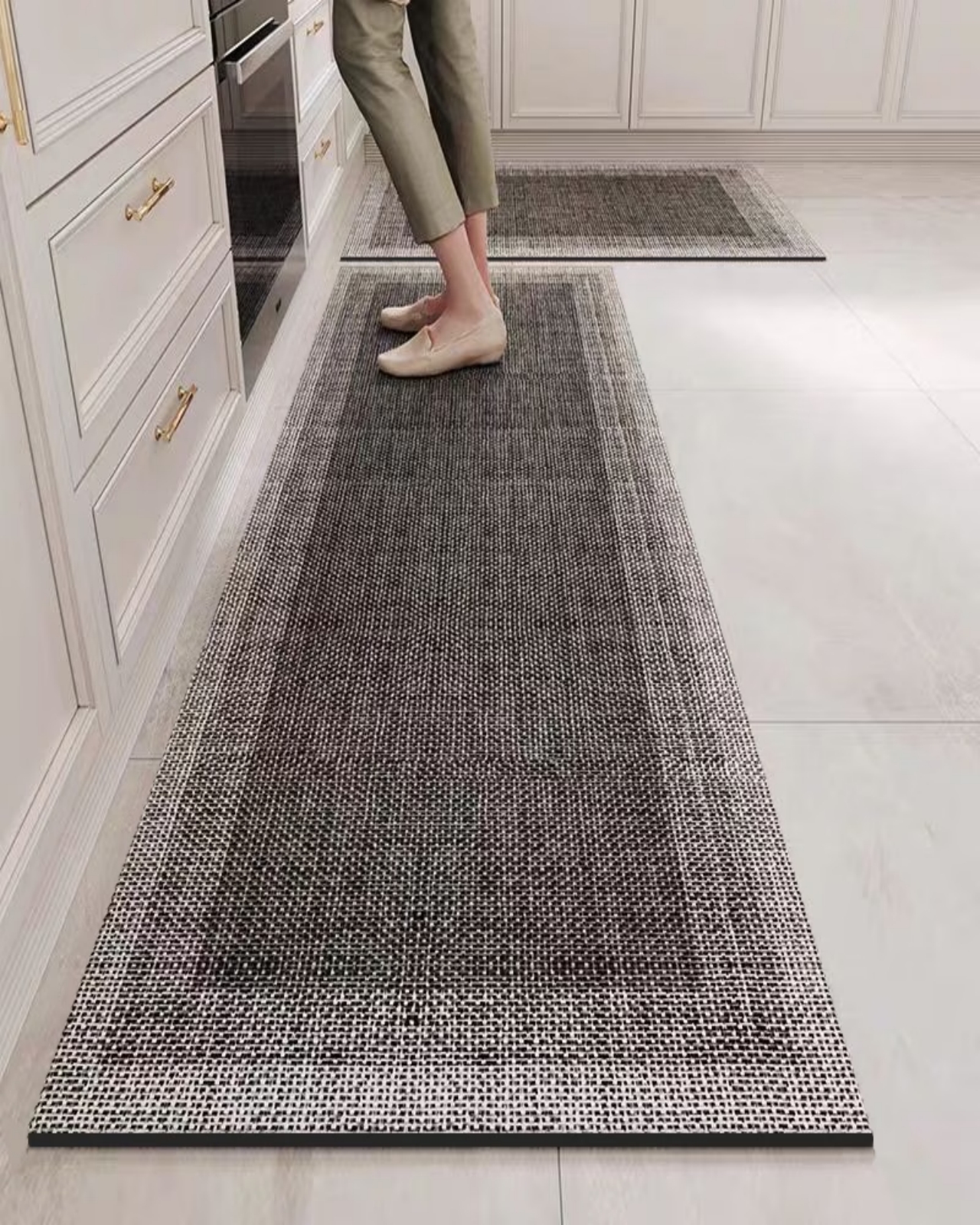 2-Piece Non-Slip Backing Kitchen Mat
