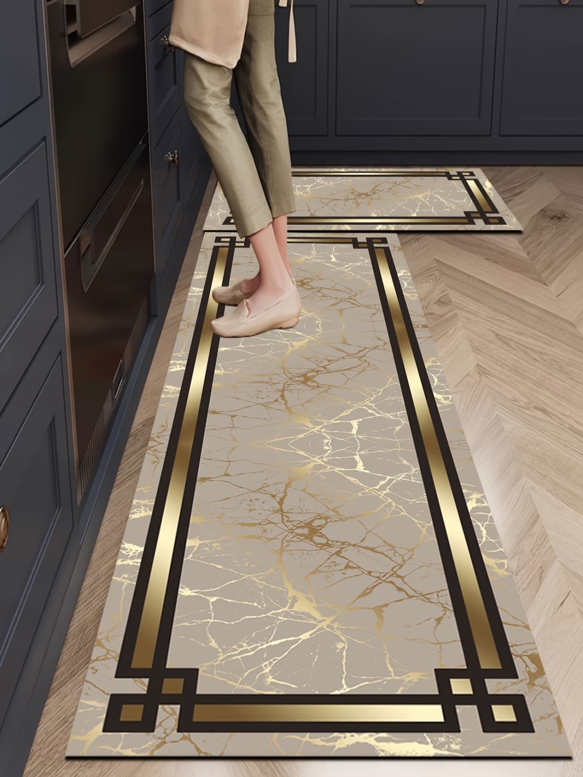 2-Piece Anti-Slip Kicthen Mat