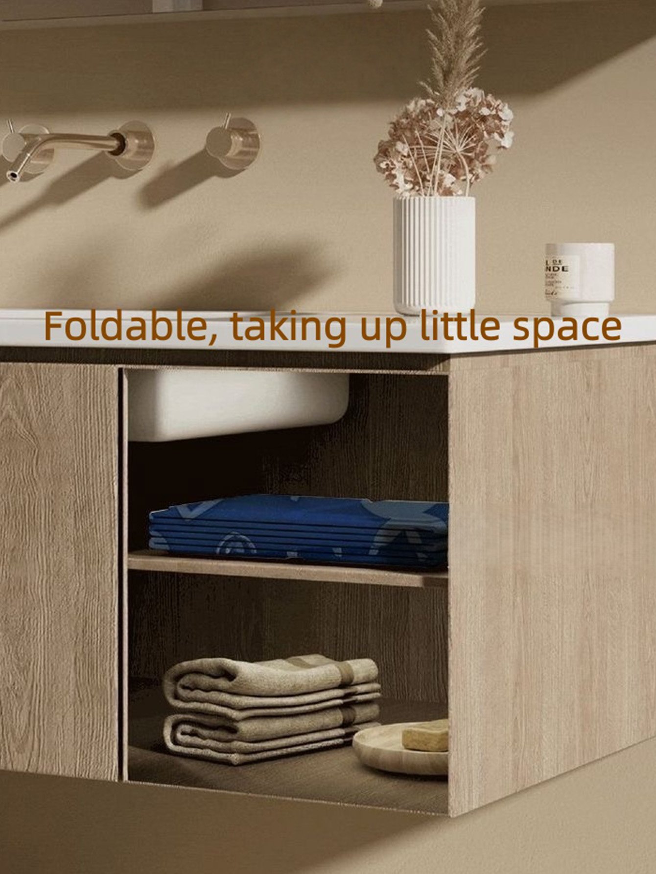 Foldable Blue PVC Baby Bathtub with Pattern