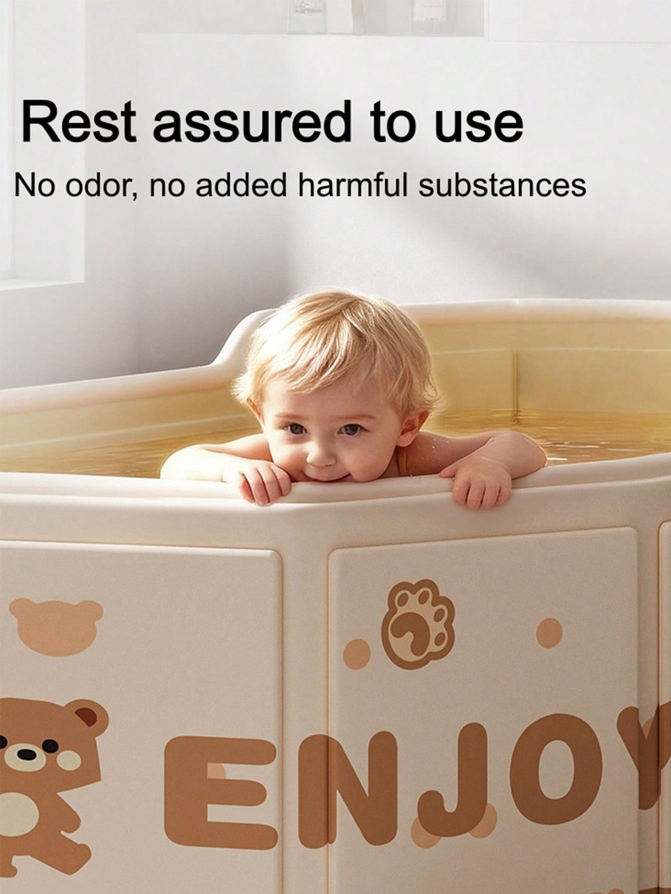 Pink Printed Baby Bathtub
