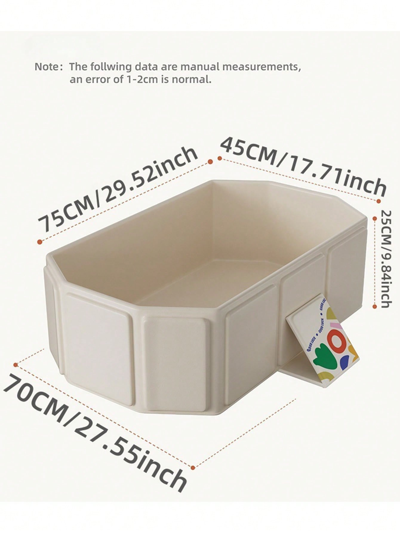 Green PVC Patterned Folding Baby Bathtub