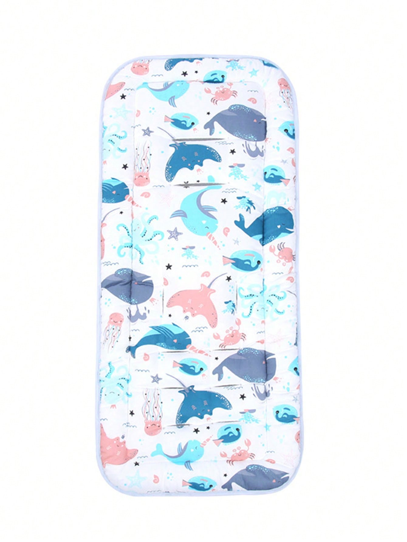 Multi-Patterned Stroller Cushion