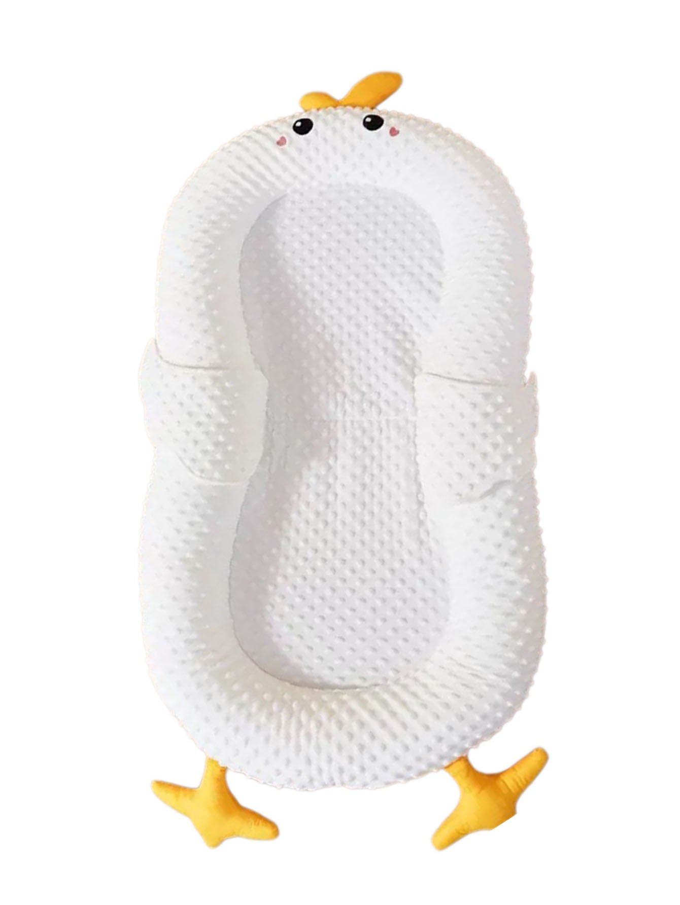 White Texture Baby Nest