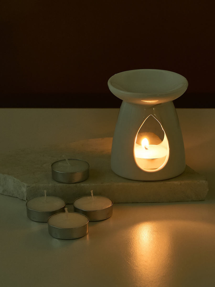 Unscented Tea-Light In Printed Box with Window - Set of 30