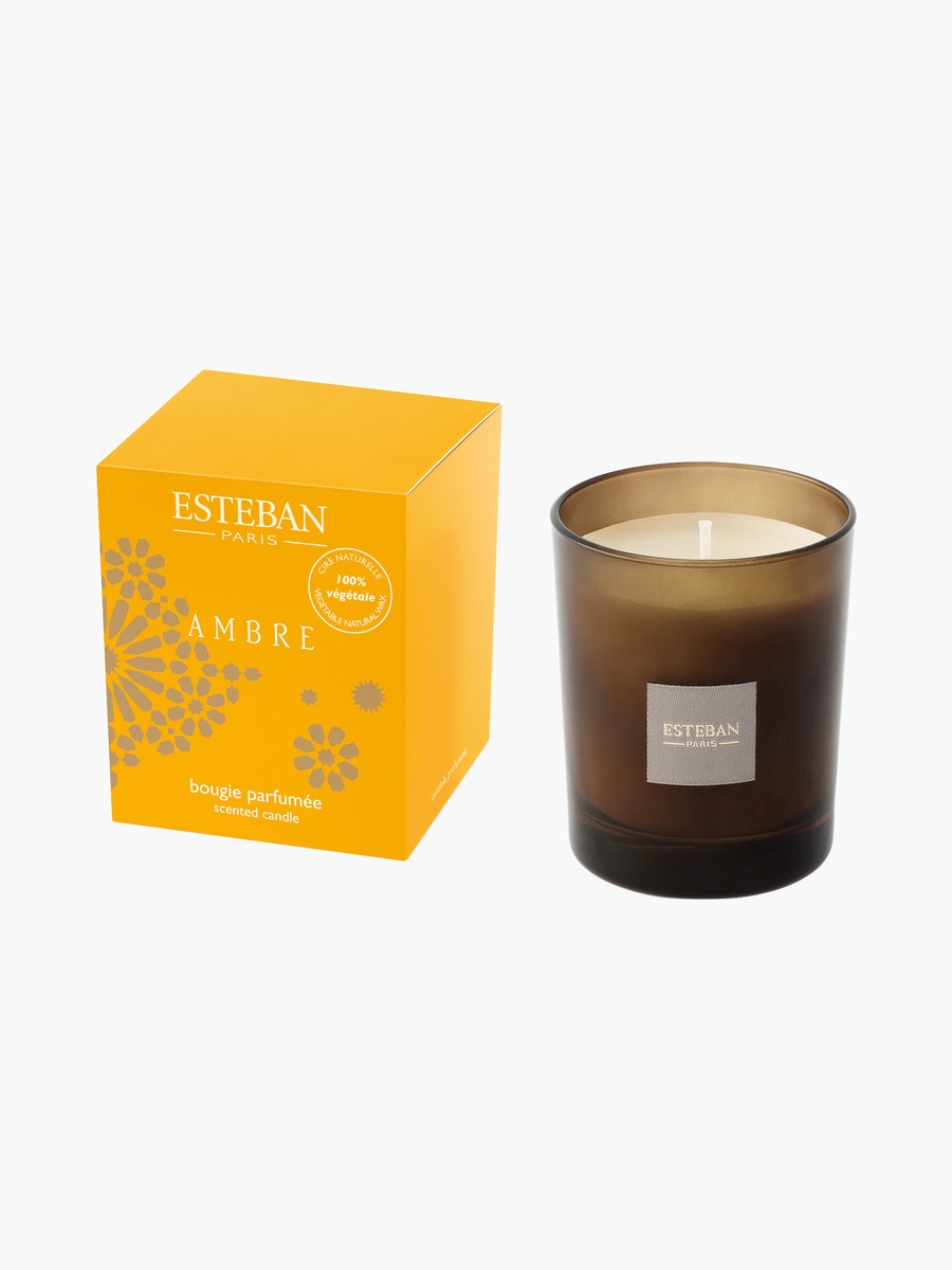 Refillable Ambre Scented Jar Candle