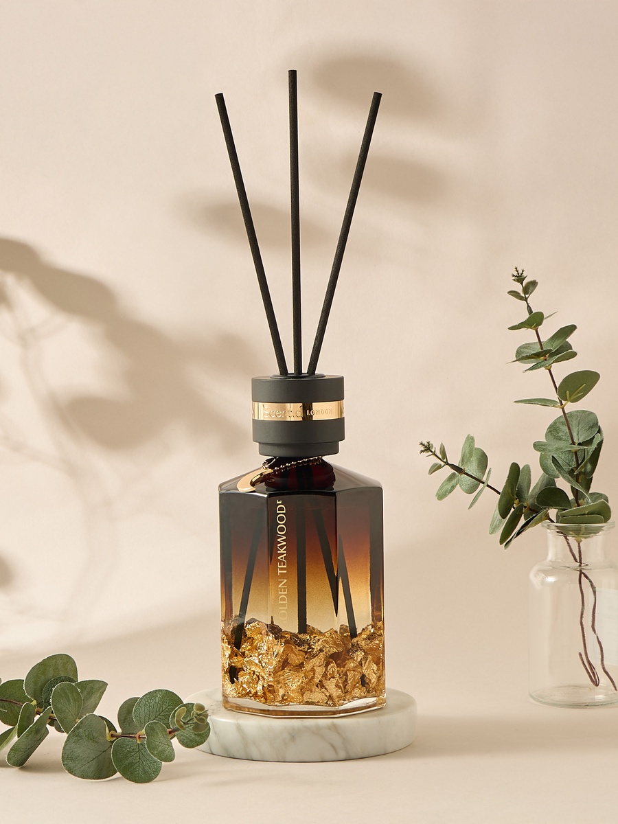 Aurum Reed Diffuser 900ml Golden Teakwood - Brown