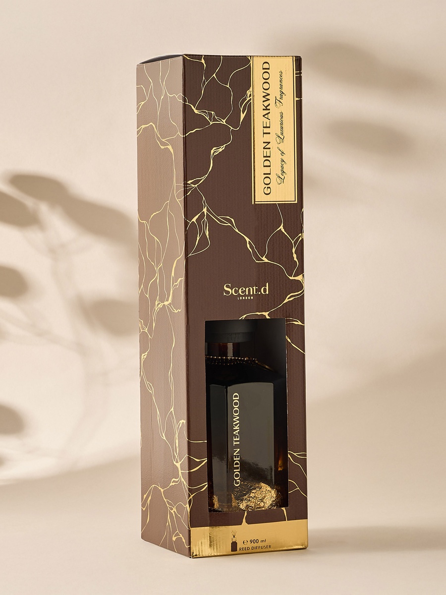 Aurum Reed Diffuser 900ml Golden Teakwood - Brown