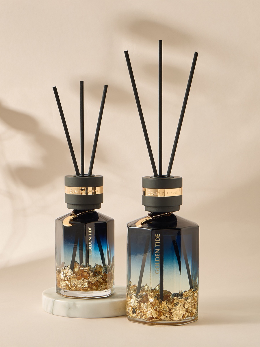 Aurum Reed Diffuser 900ml Golden Tide - Blue