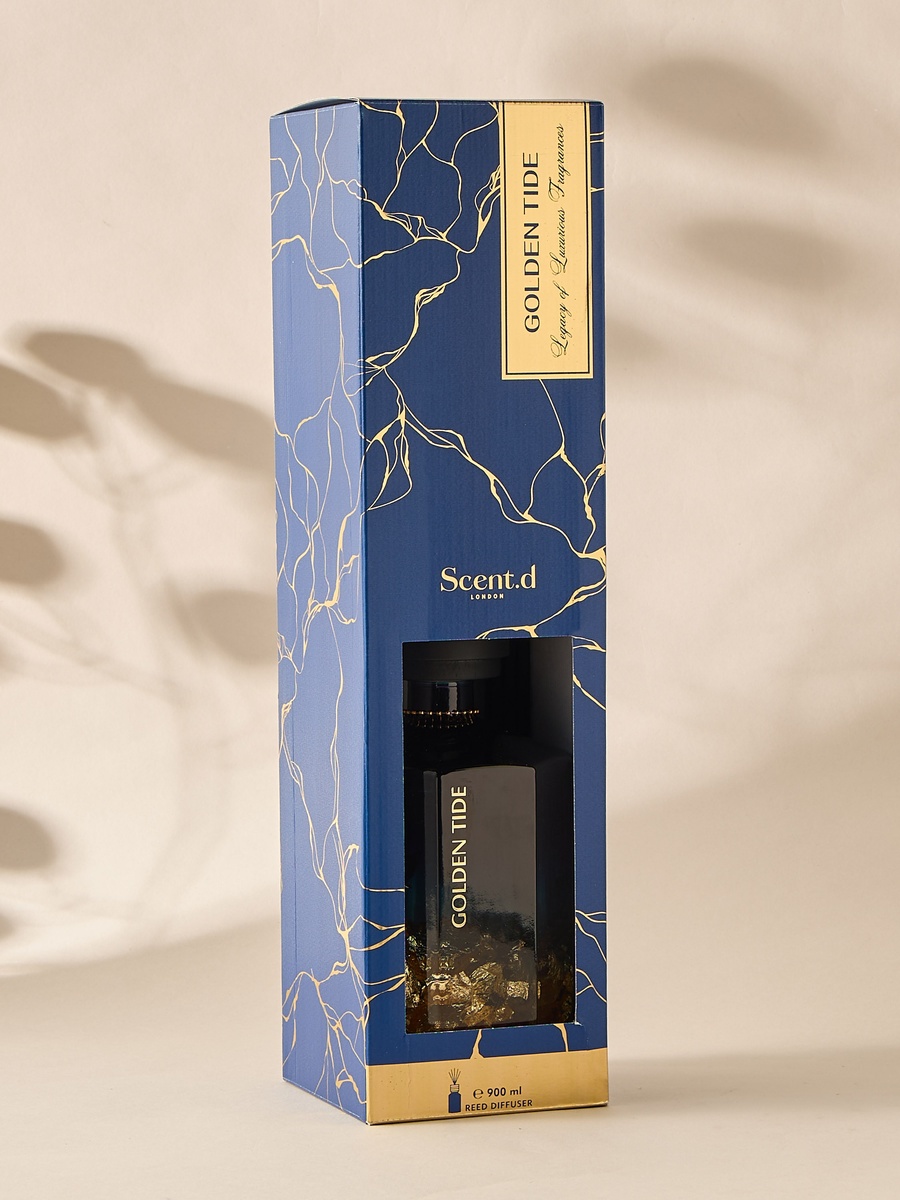Aurum Reed Diffuser 900ml Golden Tide - Blue