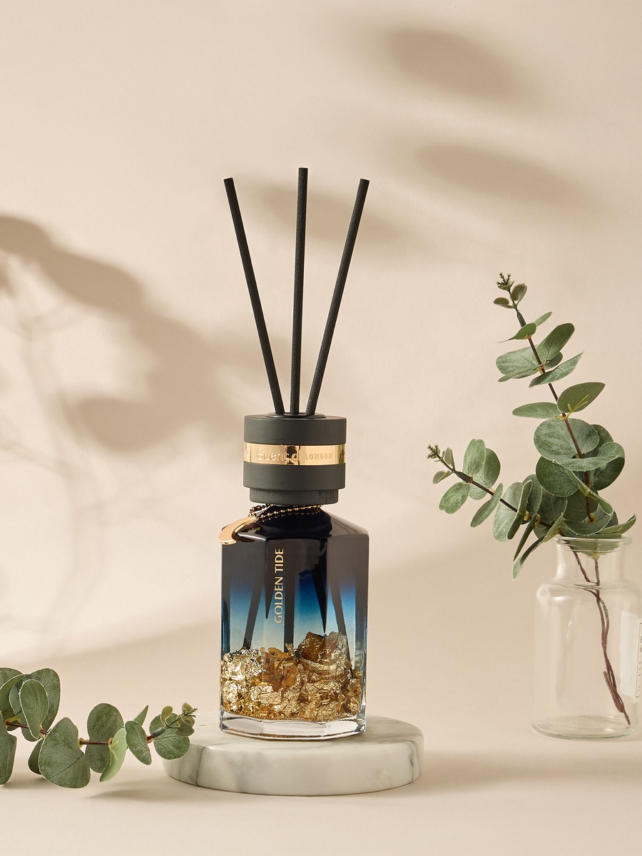 Aurum Reed Diffuser 450ml Golden Tide - Blue