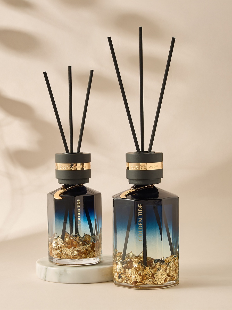 Aurum Reed Diffuser 450ml Golden Tide - Blue