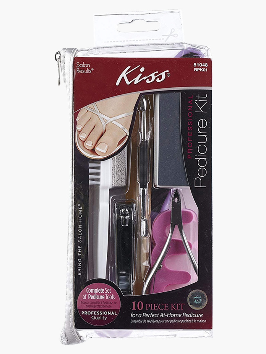 Red Professional 10-Piece Pedicure Kit